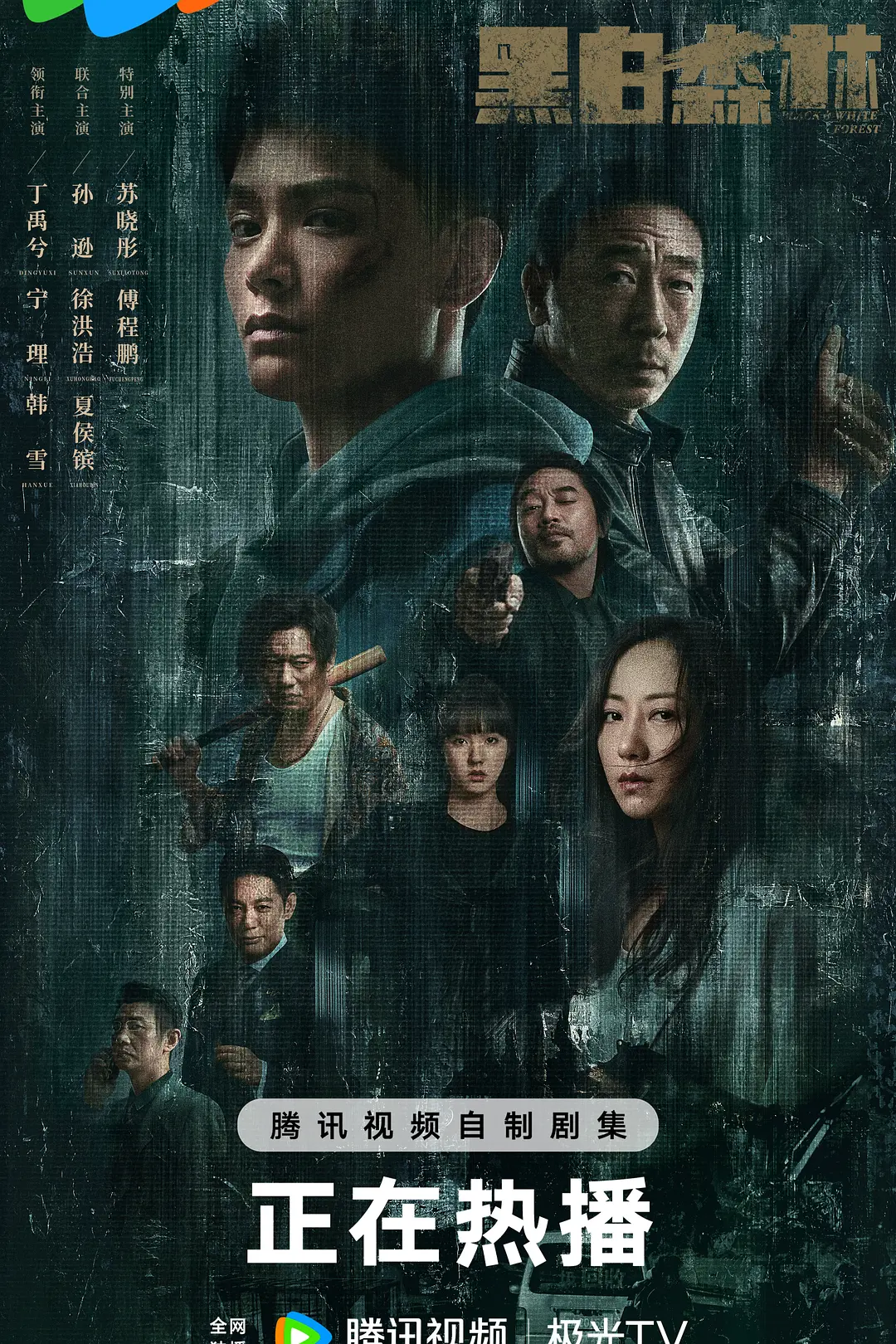 黑白森林海报