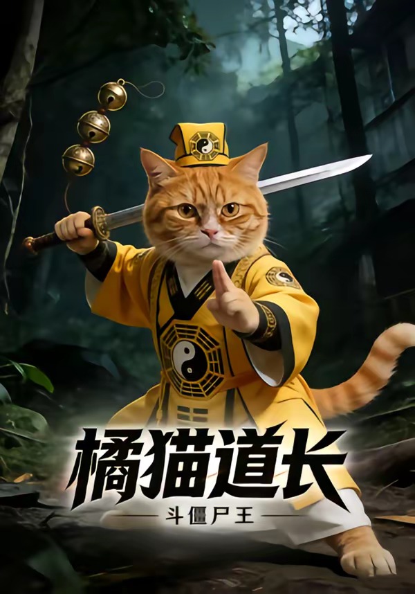 橘猫道长斗僵尸王海报