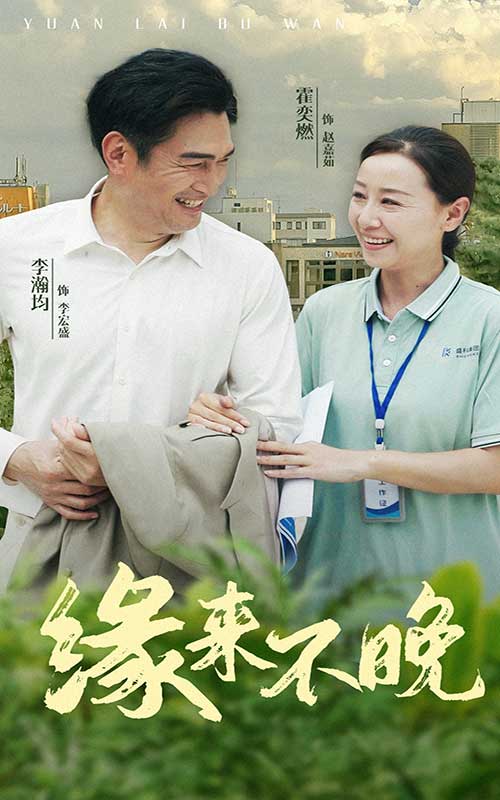 缘来不晚海报