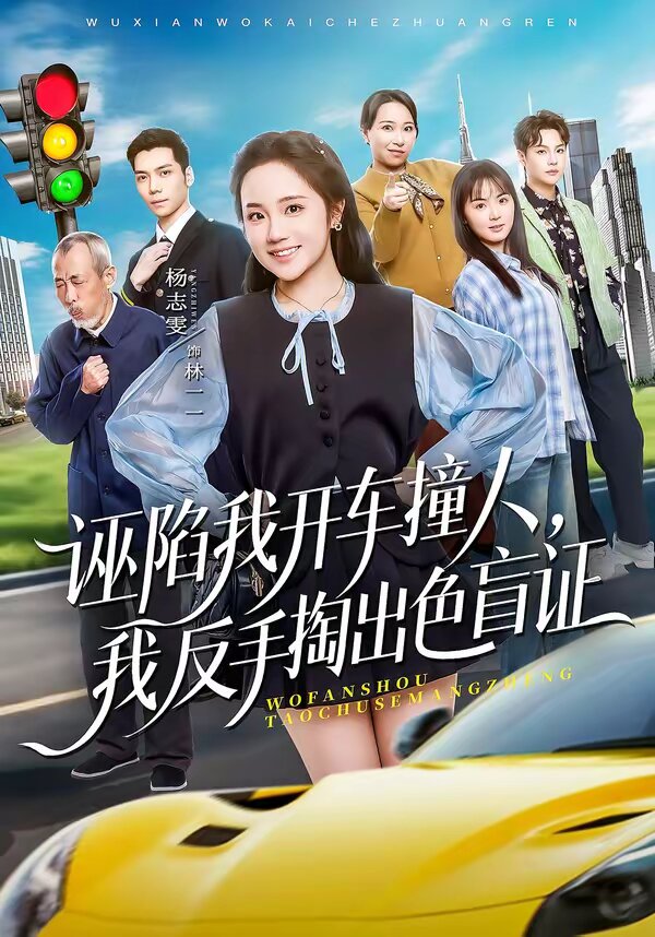 诬陷我开车撞人，我反手掏出色盲证海报