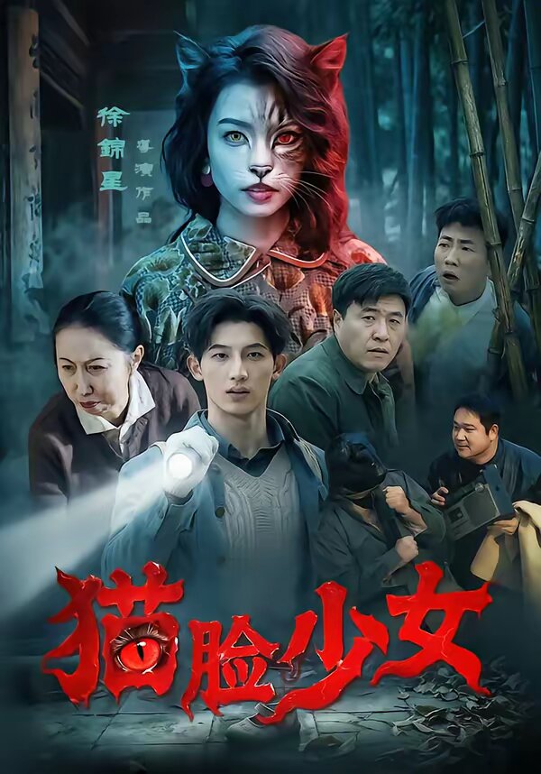 猫脸少女海报