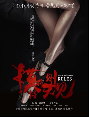模特前规则海报