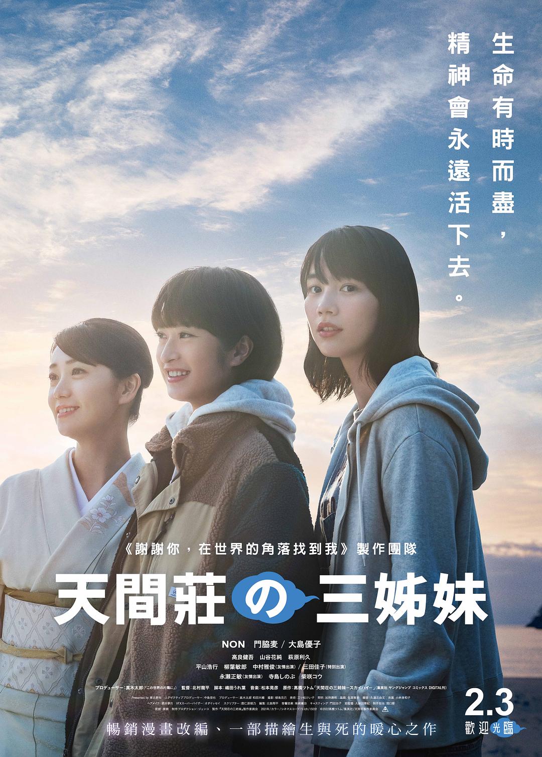 天间庄的三姐妹海报