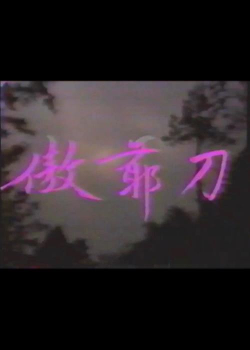 傲爷刀海报
