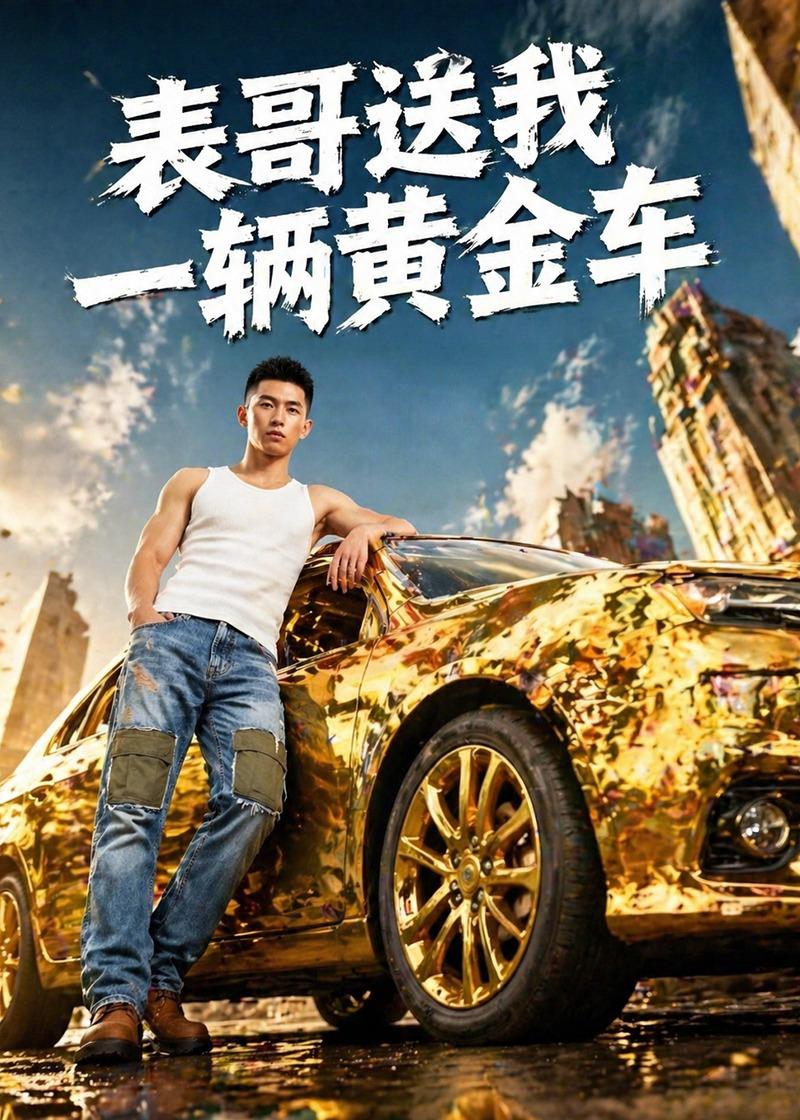 表哥送我一辆黄金车海报