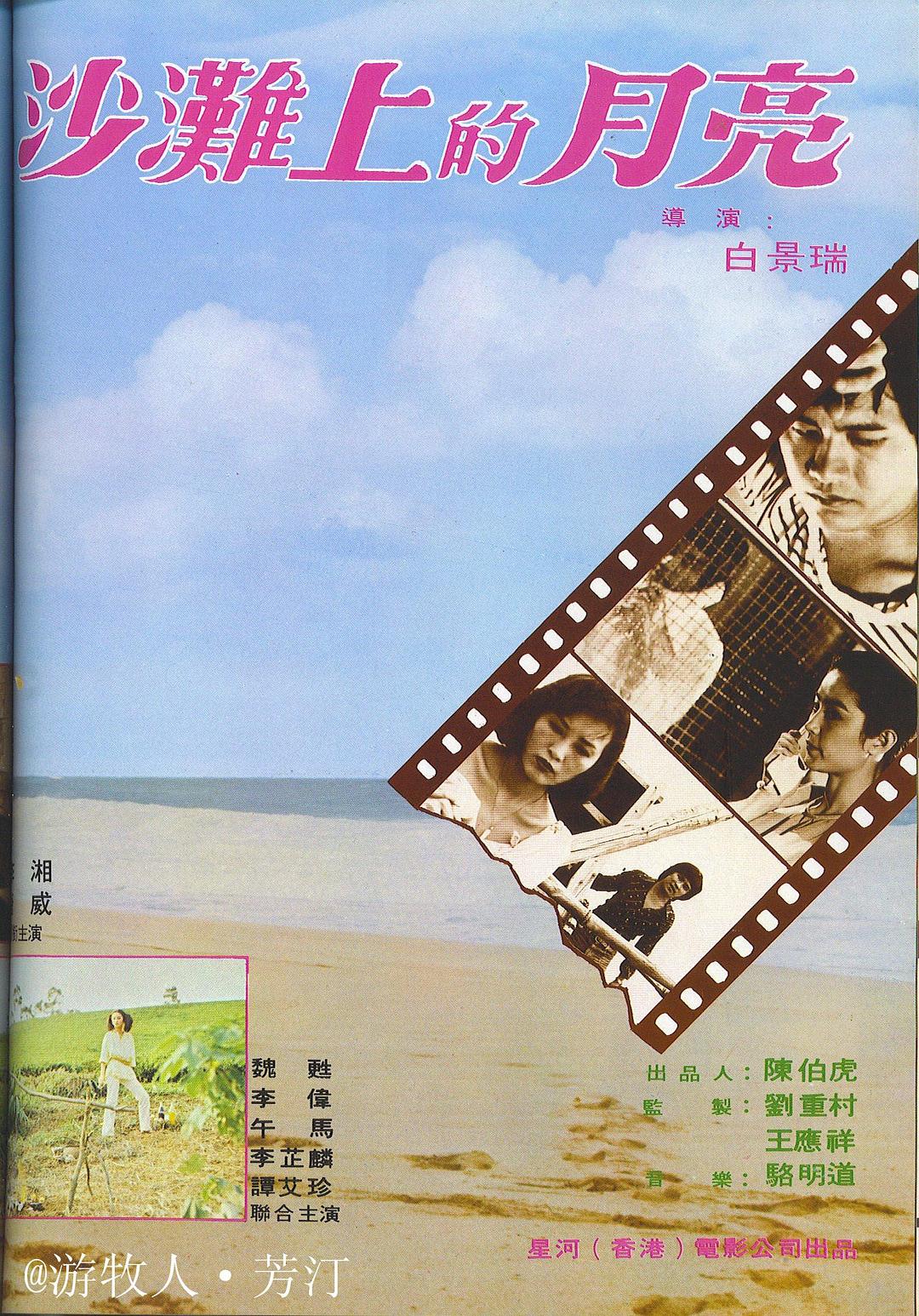 沙滩上的月亮海报